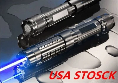 BX6-M Adjustable Focus 450nm Blue Laser Pointer Visible Laser Pen Laser Beam US - Image 1 of 4