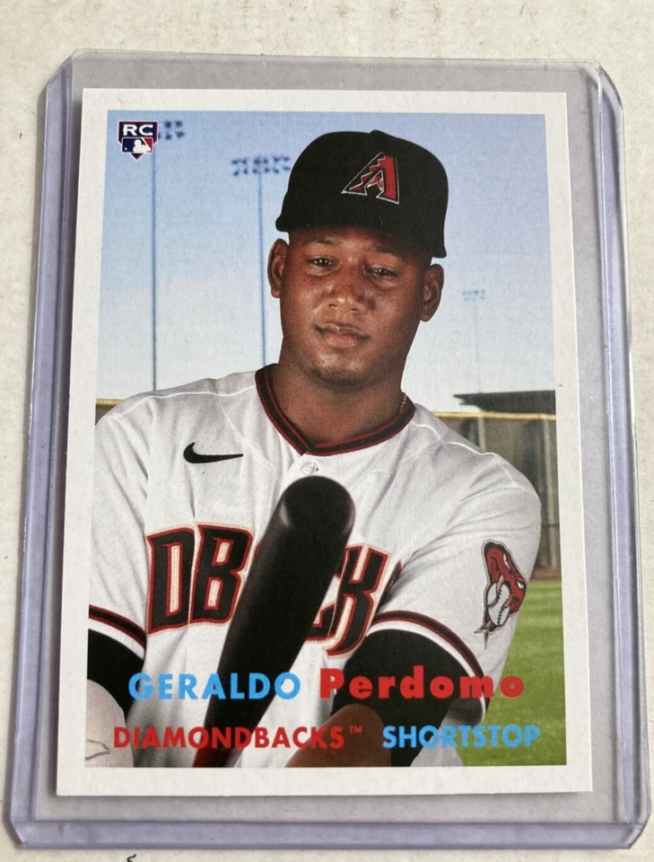 2021 Topps Archives #51- GERALDO PERDOMO Rookie RC Card. - Image 1 of 2