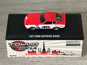 GREENLIGHT 86334 BRE Datsun 240Z #46 Tokyo Torque 1/43 Voiture Miniature - Foto 1 di 5