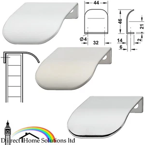 Hafele Ella Perfil Tirador Manija Muebles de Cocina Armario Cajón Perilla - Imagen 1 de 8