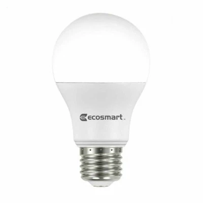 EcoSmart 60-Watt Equiv Daylight Non Dimmable A19 LED Light Bulb 5000K 1 pack - Image 1 of 3