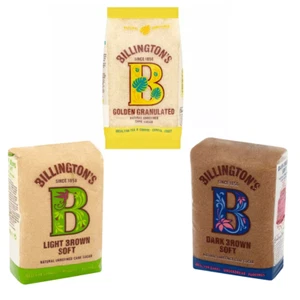 Billington's Sugar Organic Light Dark Brown Soft Golden Granulated Sugar 500g - Picture 1 of 12