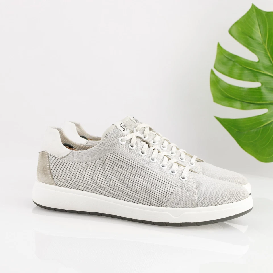 Zapatilla deportiva Florsheim para hombre tejida de encaje a punta talla 9 M gris claro zapato informal Foto 1 de 4