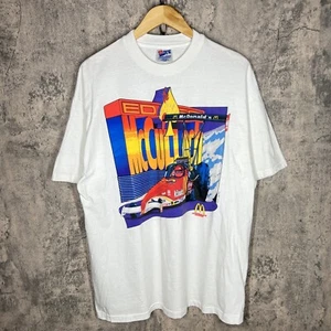 Camiseta De Colección McDonalds Racing Ed McCulloch Nascar Blanca XL - Imagen 1 de 4
