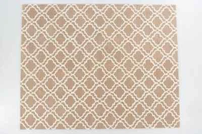 Trellis 100% Wool Hand Tufted Handmade Area Carpet Rug for Home, Bedroom, Living - Image 1 of 4
