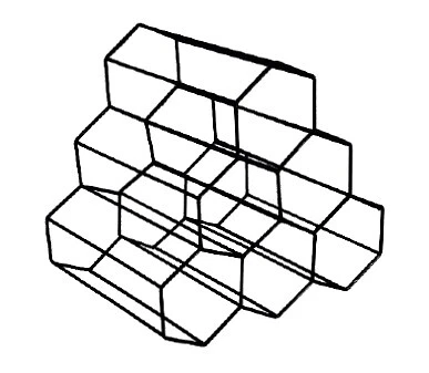 Cantinetta Portabottiglie 6 Posti in Metallo Nero 30 x 22 x 27 cm - Immagine 1 di 1