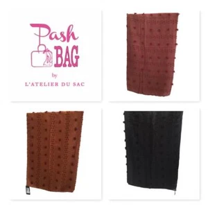 L'ATELIER DU SAC PASH BAG SCIARPA DONNA 100% VISCOSA cm 100 x 180 PASHMINA - Imagen 1 de 12