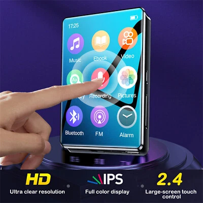 2.4" Touch Screen Bluetooth5.0 HIFI Android MP3 MP4 Music Video Player+16GB Card - Image 1 of 4
