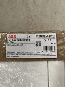 ABB Striebel & John Blendrahmen BL630 mit Tür 3R RAL9016 2CPX031083R9999 - Bild 1 von 3