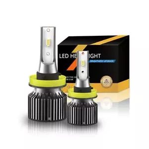 2x LED Headlights Kit Combo Bulbs 22W 6000K H1 H7 9005 9006 9005 H11 9012 H4 - Picture 1 of 11
