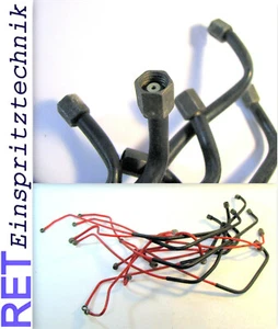 Leitungssatz Benzinleitungen zu Mengenteile Kunststoff rot Ford 10 Stück origina - Picture 1 of 3