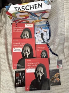 7 Pc. Set Propstore 2024 Entertainment Memorablia Auction Catalog Book Set - Picture 1 of 14
