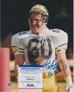 MARK MESSNER Signed AUTOGRAPH Photo 8x10 PSA/DNA COA CFHOF Michigan Wolverines - Picture 1 of 1