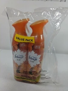 2 Pack Febreze Air 8.8 Oz Fresh Harvest Pumpkin OdorClear Air Refresher Spray - Picture 1 of 5