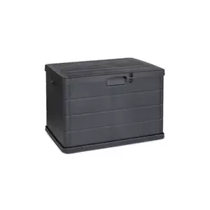 MAURY'S BAULE CASSAPANCA 170 LT DA ESTERNO IN RESINA 78LX55PX52H CM ANTRACITE - Foto 1 di 4