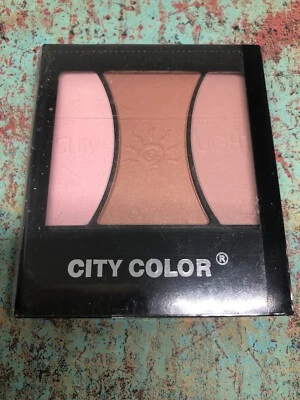 Bundle 3 City Color Sunlight Trio All In One Palette Blush and Bronzer #1 + 2 - Image 1 of 4