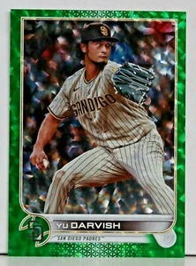 2022 Topps Series 1 Yu Darvish 309 Green Foil Parallel 277/499 - Picture 1 of 2