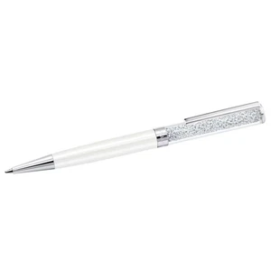 Swarovski Kristall Weiß Stift Silber Ton Akzente Logo Nachfüllbar Geschenk Schriften! - Bild 1 von 8