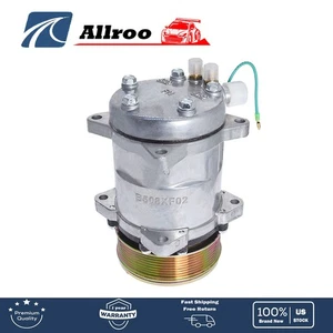 8PK A/C AC Compressor And Clutch CO 9537C Fit For Jeep Wrangler 4.2L l6 1987-90 - Picture 1 of 9