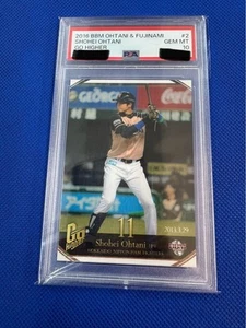 PSA10 Shohei Ohtani 2016 BBM GO HIGHER No.2 JAPAN - Picture 1 of 2