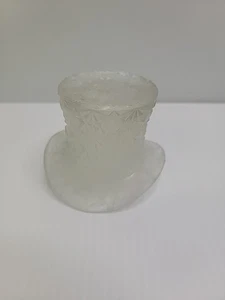 Fenton Glass Clear Top Hat . Sharp. We Ship Quick From The USA. - Picture 1 of 3