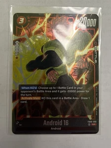 Dragon Ball Super Fusion World Rivals Clash Fusion Android 16 SR FB06-009 - Picture 1 of 1