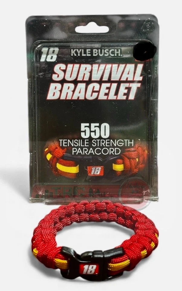 Pulsera de supervivencia Kyle Busch #18 Wincraft L/XL Foto 1 de 1