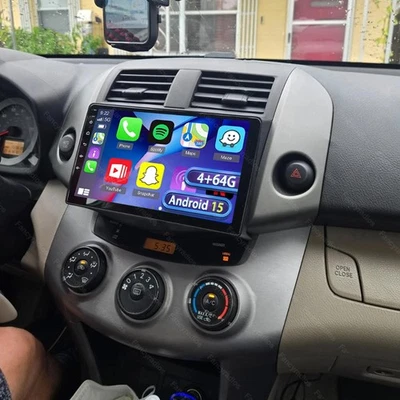 Radio estéreo para automóvil Android 15.0 Carplay GPS WIFI 4+64G para Toyota RAV4 2007-2012 Foto 1 de 4