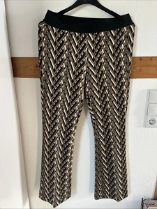 Cambio Flower Damen Hosen braun beige schwarz Gr. 40 Polyester, Elasthan - Bild 1 von 6