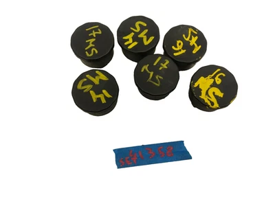 ⭕ 2016-2020 Tesla Model S MS SET of 6-pcs Wheel Tire Valve Cap Cover X6 Assembly Foto 1 de 3