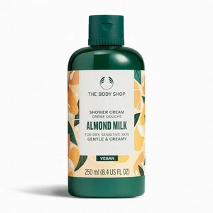 THE BODY SHOP Almond Milk Shower Cream~8.4 oz. 200 ml Dry Sensitive Skin - Picture 1 of 3