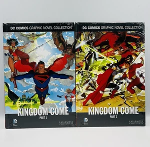Kingdom Come Part 1 & 2 DC Graphic Novel  #87 #88 Hardbacks Eaglemoss New sealed - Imagen 1 de 14
