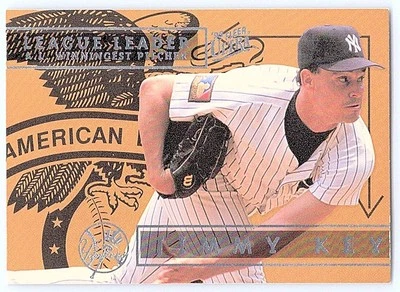 1995 Fleer Ultra League Leader Jimmy Key New York Yankees #3 - Image 1 of 2