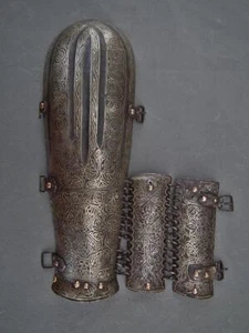 Antique Mamluke Turkish Ottoman Islamic Armour Bazuband 16-17th century to sword - Picture 1 of 6