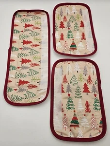 Cubiertas de manija de estufa para electrodomésticos de árboles de Navidad de colección de 3 piezas - Imagen 1 de 10