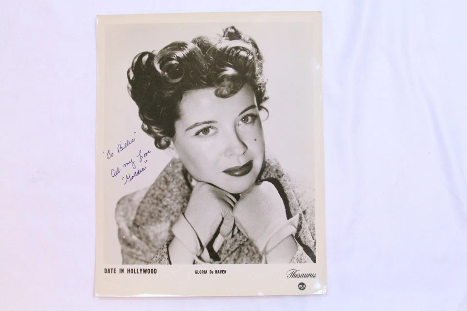 Foto de prensa firmada por Gloria De Haven 1953 Foto 1 de 4