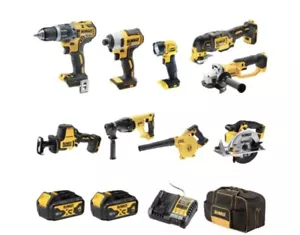 NEW DeWALT 18V 9 Piece Power Tool Combo with 2 x 4.0Ah Batteries Kit DCZ901M2-XE - Picture 1 of 10