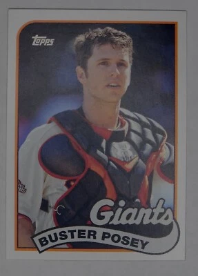 2014 TOPPS ARCHIVES BUSTER POSEY GIANTS #200 INSERT - Image 1 of 2