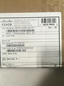 Cisco/Tyco Electronics 1545-CADS1-H-25/ 72-4256-05 - Picture 1 of 7