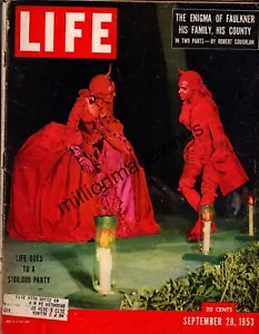 1953 Life September 28 - Prophet Jones meets Father Divine; William Faulkner - Picture 1 of 1