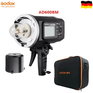 Godox AD600BM 2.4G HSS Bowens Blitz Outdoor Blitzgerät mit Akku + CB-09 Koffer - Bild 1 von 10