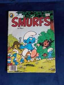 Vintage 1982 Puffi di Peyo 10"" x 13 5/16"" fumetto #1 Marvel Comics Group - Foto 1 di 8