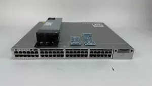 Cisco Catalyst WS-C3850-48F-E 48 Port Gigabit PoE+ Ethernet Switch 1 or 2 PSUs - Picture 1 of 10