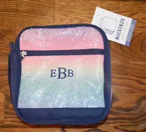 Pottery Barn Kinder Mackenzie Ombre Glitzer Brotdose EBB Monogramm NEU Neu mit Etikett - Bild 1 von 2