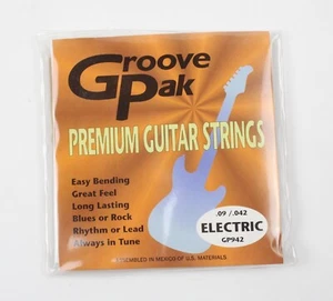 GROOVEPAK GP942 Premium Guitar Strings .09 / .042 Electric - Picture 1 of 6