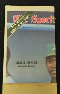 1971 REGGIE JACKSON SPORTING NEWS NEWSPAPER MAGAZINE in ORIGINAL MAILER - Picture 1 of 2