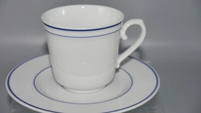 Tchibo Form Marienbad Ingres Weiß blauer Rand diverse Teile zur Auswahl - Bild 1 von 2