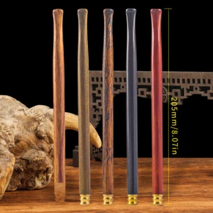 Portasigarette legno massello ebano detergente rimovibile e filtro riutilizzabile - Foto 1 di 9