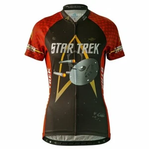 Camiseta deportiva roja de ciclismo de ingeniería de Brainstorm Gear Star Trek para mujer (S, M, L, XL) - Imagen 1 de 8