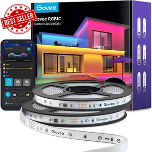 Outdoor LED Strip Lights 20M RGBIC, Alexa Compatible, IP65 Waterproof - Picture 1 of 12